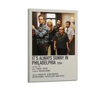 nshdahns It’s Always Sunny In Philadelphia Poster Wall Art Vintage Art Cover Room Decor Aesthetic Bedroom Posters For Bedroom 12x18inch(30x45cm) Frame-style
