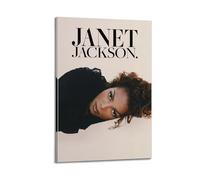 nshdahns Janet Jackson Poster Wall Art Vintage Art Cover Room Decor Aesthetic Bedroom Posters For Bedroom 08x12inch(20x30cm) Frame-style