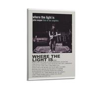 nshdahns John Mayer - Where The Light Is Poster Wall Art Vintage Art Cover Room Decor Aesthetic Bedroom Posters For Bedroom 16x24inch(40x60cm) Frame-style