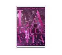 nshdahns La Dolce Vita Poster Wall Art Vintage Art Cover Room Decor Aesthetic Bedroom Posters For Bedroom 12x18inch(30x45cm) Unframe-style