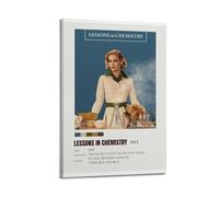 nshdahns Lessons in Chemistry Poster Wall Art Vintage Art Cover Room Decor Aesthetic Bedroom Posters For Bedroom 12x18inch(30x45cm) Frame-style