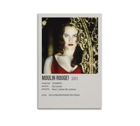 nshdahns Moulin Rouge Poster Wall Art Vintage Art Cover Room Decor Aesthetic Bedroom Posters For Bedroom 12x18inch(30x45cm) Unframe-style