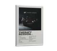 nshdahns NF - Therapy Session Poster Wall Art Vintage Art Cover Room Decor Aesthetic Bedroom Posters For Bedroom 08x12inch(20x30cm) Frame-style