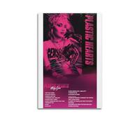 nshdahns Plastic Hearts by Miley Cyrus Poster Wall Art Vintage Art Cover Room Decor Aesthetic Bedroom Posters For Bedroom 24x36inch(60x90cm) Unframe-style