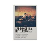 nshdahns Sad Songs in A Hotel Room Joshua Bassett Poster Wall Art Vintage Art Cover Room Decor Aesthetic Bedroom Posters For Bedroom 08x12inch(20x30cm) Unframe-style
