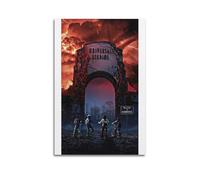 nshdahns Stranger Things Poster Wall Art Vintage Art Cover Room Decor Aesthetic Bedroom Posters For Bedroom 16x24inch(40x60cm) Unframe-style