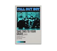 nshdahns Take This To Your Grave - Fall Out Boy Poster Wall Art Vintage Art Cover Room Decor Aesthetic Bedroom Posters For Bedroom 12x18inch(30x45cm) Unframe-style