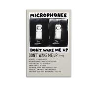 nshdahns The Microphones Don’t Wake Me Up Poster Wall Art Vintage Art Cover Room Decor Aesthetic Bedroom Posters For Bedroom 16x24inch(40x60cm) Unframe-style