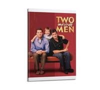 nshdahns Two And A Half Men Poster Wall Art Vintage Art Cover Room Decor Aesthetic Bedroom Posters For Bedroom 08x12inch(20x30cm) Frame-style