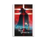 nshdahns V for Vendetta Poster Wall Art Vintage Art Cover Room Decor Aesthetic Bedroom Posters For Bedroom 12x18inch(30x45cm) Unframe-style