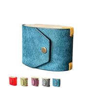 NSIAWBDB The Cash Wallet with Magnet,Leather Money Wallet Organizer, Fast Cash Access Money Holder for Cashs, Leather Money Wallets Organizer Women.(Blue)
