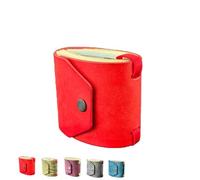 NSIAWBDB The Cash Wallet with Magnet,Leather Money Wallet Organizer, Fast Cash Access Money Holder for Cashs, Leather Money Wallets Organizer Women.(Red)