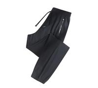 NSICBMNO Black Plus Size Joggers for Women Tracksuit Bottoms with Zip Pocket Lightweight Jogging Bottoms Quick Dry Joggers Baggy Sweatpants Tapered Leg Trousers Running Lounge Pants Sports Trousers