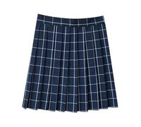 NSICBMNO Blue Long Skirts for Women UK Boho Skirts with Pockets Ladies Elasticated Waist Maxi Long Pleated A Line Skirt Casual Flared for Vacation Work Going Out Skirt