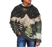 NSICBMNO Christmas Sweatshirt Men V Neck Fluffy Hoodies White Mens Wool Jumpers Yellow Zip Up Hoodie V Neck Jumpers For Men Uk 5Xl Workwear Hoodie Mens Sweater Vest Green Sweatshirt Boys Christmas