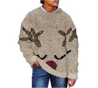 NSICBMNO Christmas Sweatshirts For Men - Xxxl Wool Jumpers With