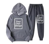 NSICBMNO Dark Gray Co Ord Sets For Women Sweatsuits Personalised Joggers Oversized Hoodie Custom Sweatshirt Ladies Tracksuit Sets 2 Piece Outfits Loungewear Travel Outfits Streetwear