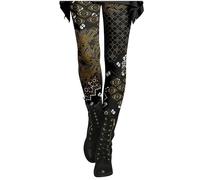 NSICBMNO Floral Patterned Tights for Women UK Plus Size 3D Print Leggings Comfortable Yoga Pants High Waisted Tummy Control Running Leggings Harajuku Soft Pants