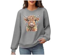 NSICBMNO Ladies Christmas Jumpers Christmas Jumpers Ladies Chunky Knit Womens Longline Sweatshirt Pullover High Neck Sweater Tops Tops 16 Short Sleeve White Shirt Fleece Jumper Dress White Crochet