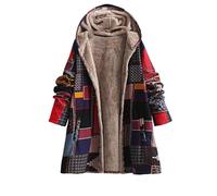 NSICBMNO Long Coats For Women Uk Fleece Lined Jackets Oversized Hoodies Ladies Ethnic Jackets With Pockets Winter Open Front Cardigans Long Warm Coats Teddy Fleece Boho