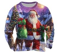 NSICBMNO Mens Christmas Jumper Funny Mens Jumper 3Xl Long Sweaters Designer Sweatshirt Men Red School Sweaters Merino