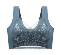 NSICBMNO Plus Size Bras for Women UK Underwired Wide Strap Bras Libiyi Push-Up Lace Bra Full Coverage Padded Bralettes Multipack High Impact Sports Wirefree Libiyi Bra Everyday