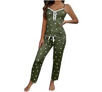 NSICBMNO Pyjamas Satin Pyjamas For women Shorts Personalised Pjs women'S Pyjama Sets Fluffy heart women Modal womens Half Sleeve women'S Pyjama Tops womens