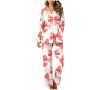 NSICBMNO Short Pyjamas For women Pyjamas Size 16 Leopard Print womens Nightwear Modal womens Half Sleeve Satin Girls Satin Cuffed women Petite Cozy Pyjama Sets