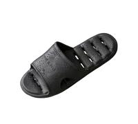 NSICBMNO Shower Slippers Men Quick Drying Bathroom Slippers With Drainage Holes Non Slip Sandals Summer Beach Pool Flip Flops Open Toe House Shoes Washable Sliders For Indoor Home Spa Garden Size 7