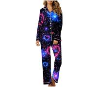 NSICBMNO women Fluffy Ladies Short Pyjamas Sets Cotton Ladies Pyjamas Size 10 Fluffy Satin Pjs For women Sets Red womens Short Set Soft women'S Pyjama Bottoms Extra