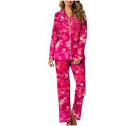 NSICBMNO women Shorts Cuffed Pyjamas women Petite Bridesmaid Pyjamas Heart Pj Bottoms Cute womens Summer Set Silk Ladies Silk Size 18 girfriend Pjs