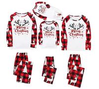 NSICBMNO Womens Fleece Pyjamas Sets Long Sleeve Winter Warm Pjs Matching Pjs For Family Mens Pyjama Pant Christmas Pyjamas Woman His And Hers Christmas Set For Women Pink Pajam