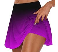 NSICBMNO Women's Pleated Tennis Skirt with Shorts High Waist Athletic Golf Skorts Ladies Activewear Skirts & Shorts Workout Running Skirt Lightweight Breathable Workout Running Skirts 1-Purple5 M