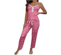 NSICBMNO women'S Pyjama Sets Pyjamas womens Satin Pyjamas Short Pjs For women Sets Green Ladies Size 12 Tall Sexy women Set Sexy womens Short Set
