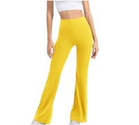 NSICBMNO Yoga Pants for Women Butt Lift Leggings High Waisted Trousers Buttery Soft Yoga Pants Wide Leg Trousers Flared Bootleg Gym Bootcut Workout Loungewear