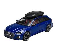 NSJGCQREL Diecast 1:24 For AUDI RS6 AVANT DTM Scale Alloy Car Models Realistic Vehicle Models Collection Ornaments Souvenirs Keepsake(Blue)