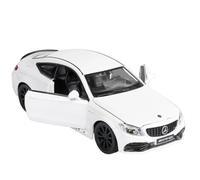 NSJGCQREL Diecast 1:32 For Benz C63S Alloy Car Models Openable Doors Vehicle Model Display Ornaments Souvenirs Collection Keepsake(White)