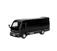 NSJGCQREL Diecast 1:32 For Toyota Coaster Alloy Car Models Scale Realistic Metal Vehicle Model Ornaments Collection Souvenirs Keepsake(Black)