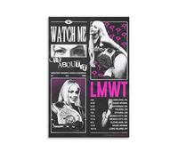 NSKDJSE Liv Morgan Boxing Poster 3 Canvas Poster Bedroom Decor Landscape Office Room Decor Gift 12x18inch(30x45cm)