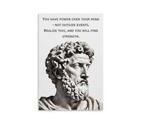 NSKDJSE Marcus Aurelius Quote Poster (8) Canvas Poster Wall Art Decor Print Picture Paintings for Living Room Bedroom Decoration 24x36inch(60x90cm)