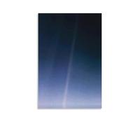 NSKDJSE Pale Blue Dot - Voyager 1 2020 Print Poster Canvas Poster Bedroom Decor Landscape Office Room Decor Gift 12x18inch(30x45cm)