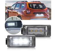 NSLUMO 2Pc LED License Number Plate Light For N/issan Qashqai MK3 J12 2021 2022 Serena MK5 2016-up for Dacia Duster 2018-up