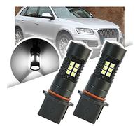 NSLUMO Drl Daytime Running Lights Fits for A'udi Q5 Mk1 8R 2009-2017 P13W 12277 SH23W 2Pcs Xenon White Canbus LED Daylight Bulbs Daylight Lamp DRL Daytime Running Light Kit