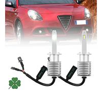 NSLUMO H1 LED Headlight Bulb for Alfa Ro.meo Giulietta 940 159 147 156 Spider Brera H1 LED Canbus 6000K White High Beam Bulb LED H1 Giulietta Alfa Ro.meo Headlamp
