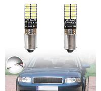 NSLUMO H6W BAX9S LED Position Light Bulbs for A/udi TT 1999-2006 A4 B6 | 2000-2004 A8 D2 1999-2002 Xenon Headlight Models 6000K Xenon White 24 LED Parking Clearance Lamp Bulbs Pair
