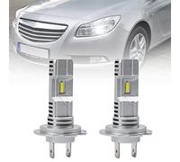 NSLUMO H7 LED Headlight Bulbs for Op.el Insignia Meriva Dipped Low Beam 6500K White 6x Super Bright All-in-one LED Headlamp Conversion Kit H7 Halogen Replacement Mini Size