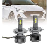 NSLUMO Halogen Headlight Bulbs for Hyundai i10 N i20 N Staria 2019+ Full | Beam 6500K Fits The H19 headlight bulbs compatibility with 2019+ Hyundai i10/I10 N, 2020+ Hyundai i20/i20 N 10000 Lumen