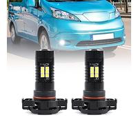 NSLUMO LED Daytime Running Light Bulbs for N/issan Pulsar C13 Note E12 | e-NV200 van PS24W PS19W 5202 5201 H16 Xenon White Canbus LED Daylights Plug and Play 5202 Led 35W 2Pcs Daytime Running Lamps