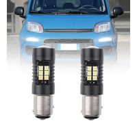 NSLUMO LED Drl Daytime Running Light Bulbs For Fiat Panda 2012-2022 Pair of 21 LED P21W BAY15D Daylight, Drl Daytime Running Lights P21/5W Led Parking light