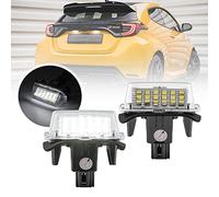NSLUMO Led License Number Plate Light Compatible with To-yota GR Yaris 2020-2022 Yaris XP21 2020-2022 Corolla E210 Touring Sports 2019-2022 Number Plate Lights